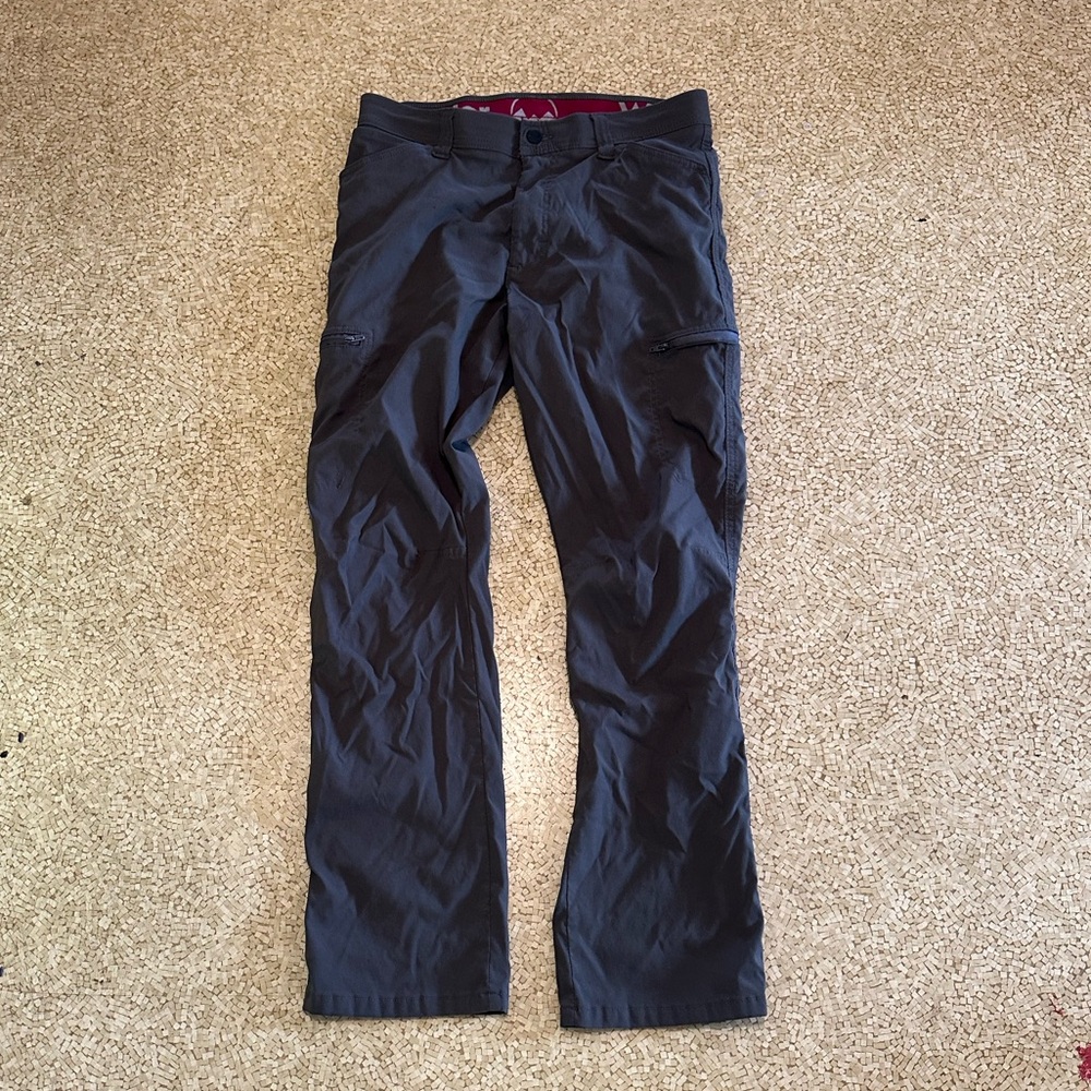 Grey Wrangler Pants